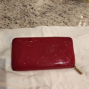 Louis Vuitton Zippy Wallet Long Wallet Violet